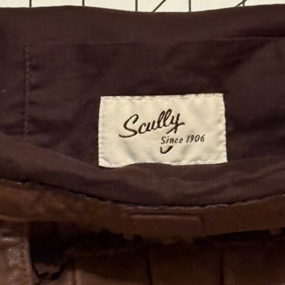 SCULLY WESTERN BROWN LEATHER FRINGE PURSE - Picture 5 of 10